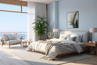 Nuances apaisantes pour une chambre moderne et tendance