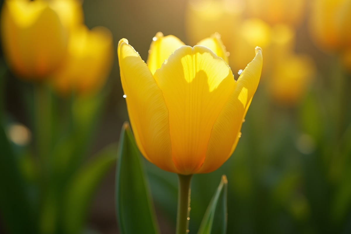 fleurs jaunes