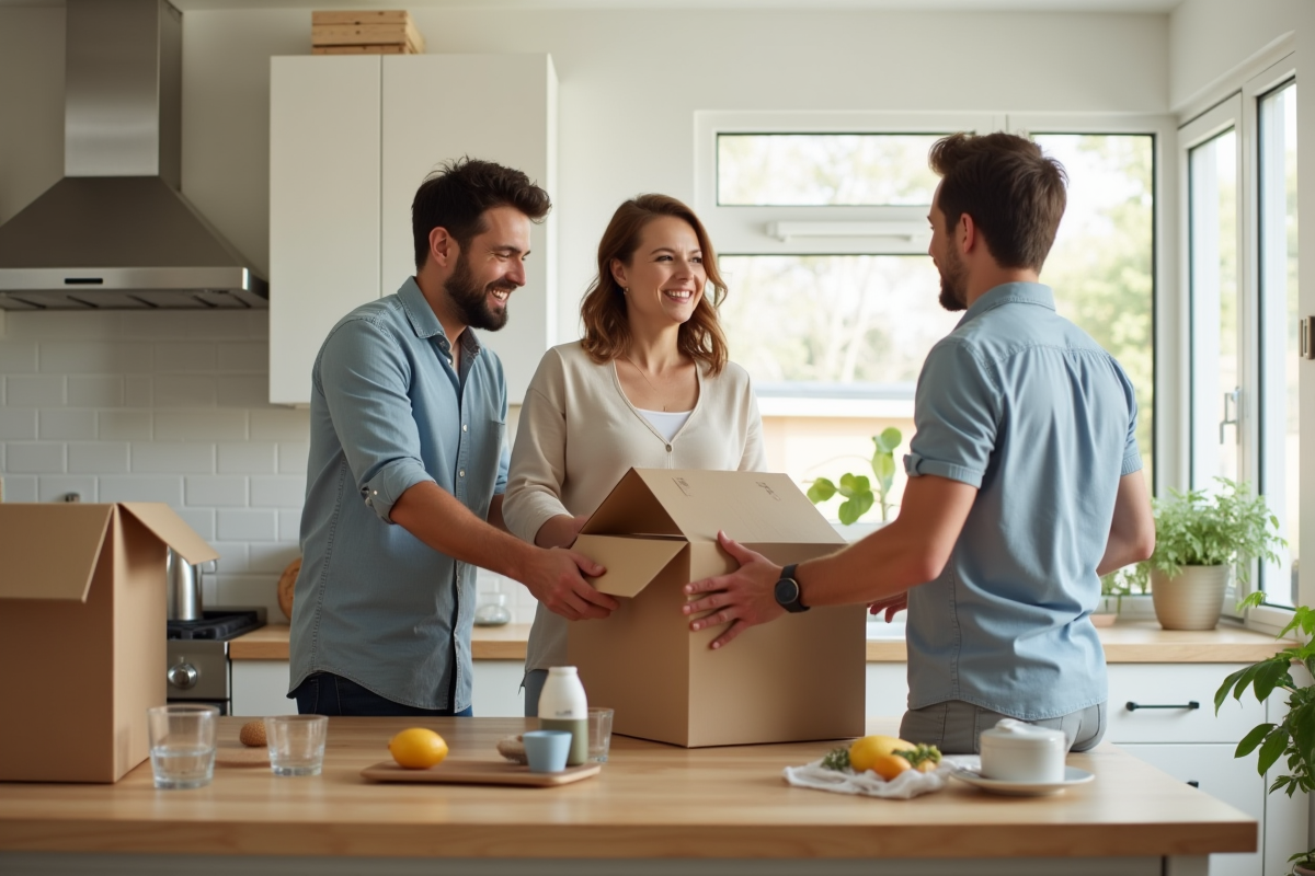 déménagement cartons