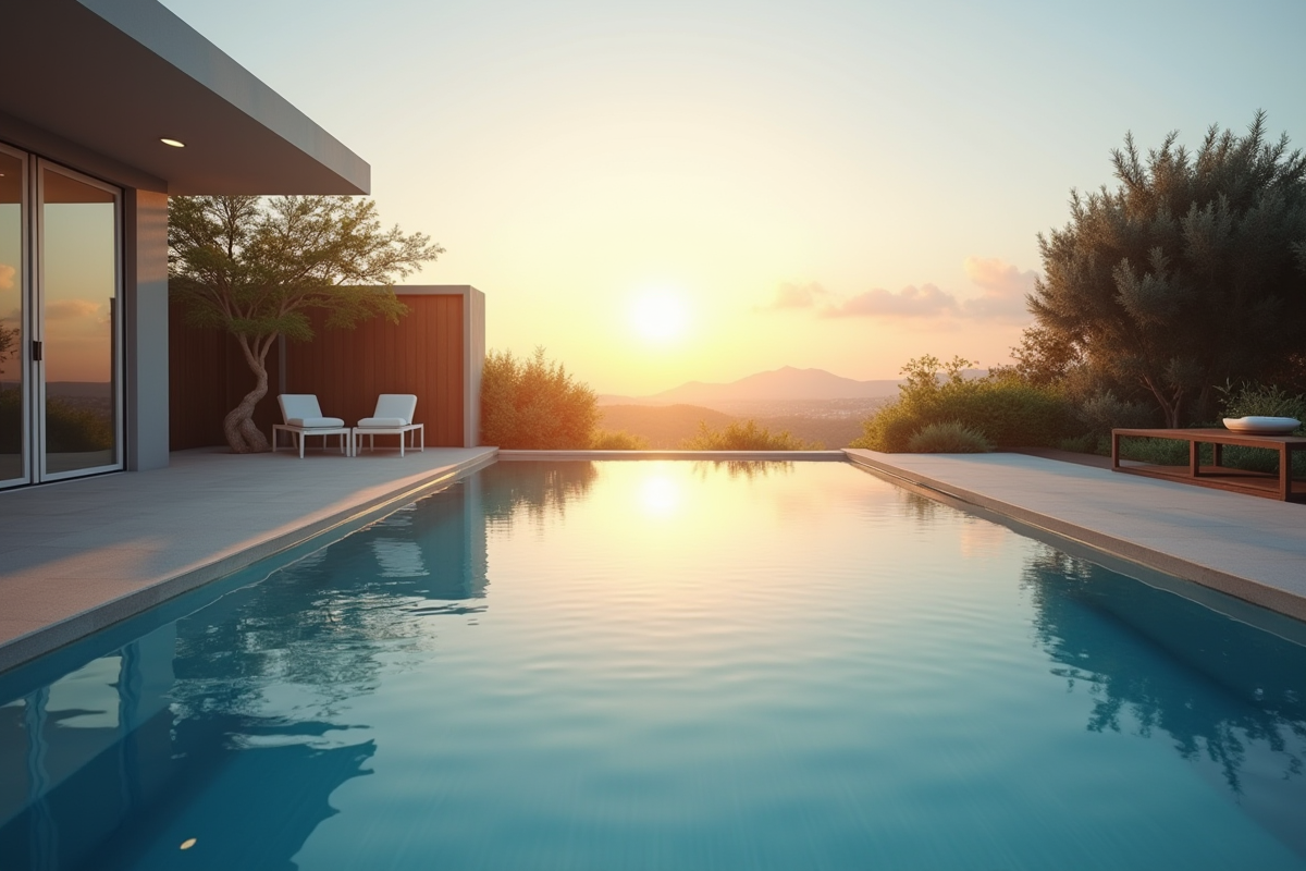 piscine été