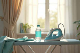 Eau déminéralisée pour un repassage sans traces blanches